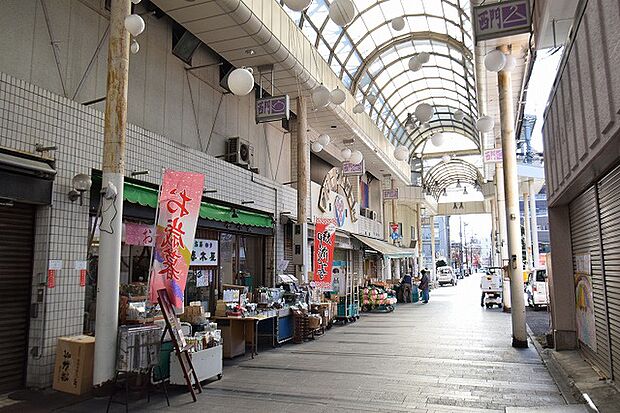 西門商店街　距離約350m