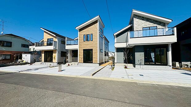 完成済の新築一戸建て、是非一度ご見学ください!