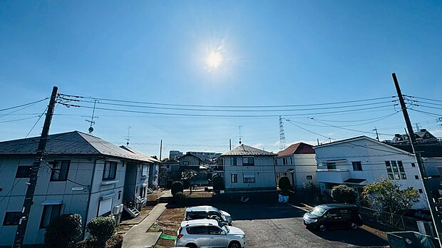 眺望も良く晴れの日のお洗濯も気持ちよくできますね