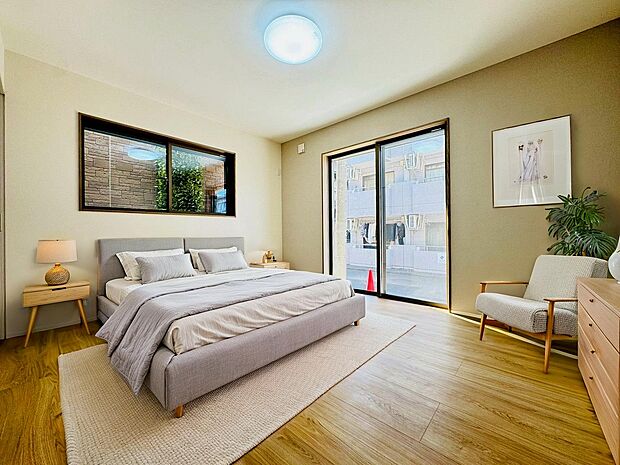 家具はCGで作成しており、実際に現地に家具は置かれておりません。また、価格に家具は含まれておりません。