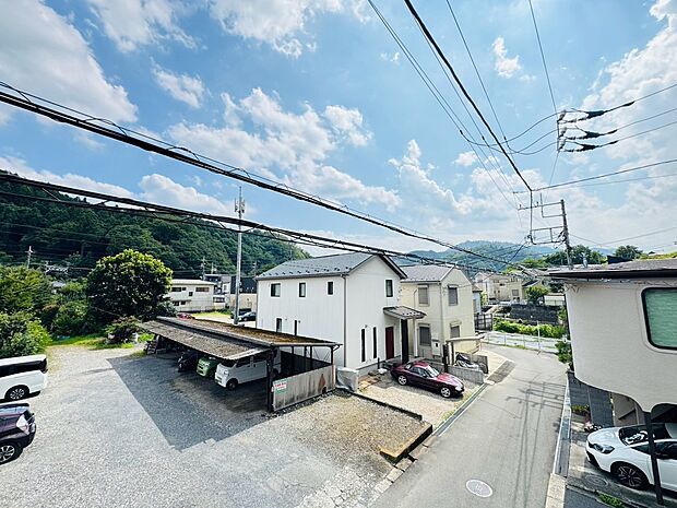 高い建物もないので、バルコニーからの眺望も良好です