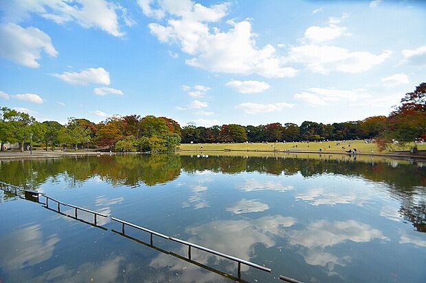 多摩中央公園　距離約2100m