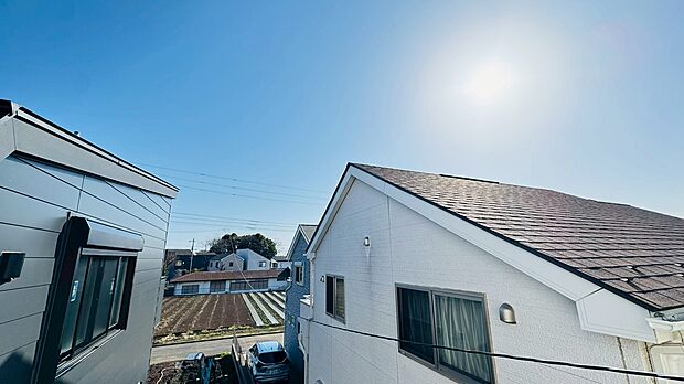 眺望も良く晴れの日のお洗濯も気持ちよくできますね