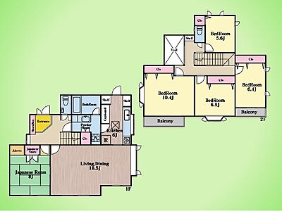 間取り:○間取り図○ 間取り:○間取り図○