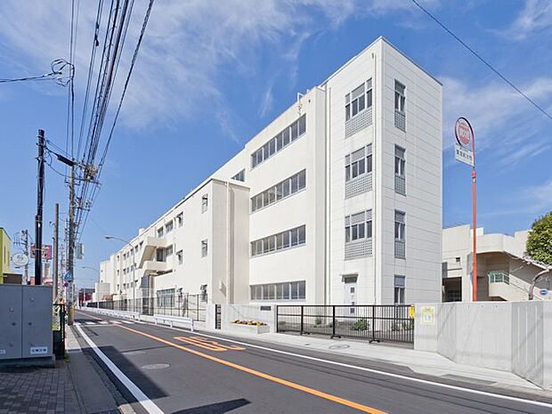 横浜市立原中学校 距離約450m