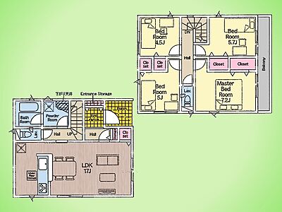 間取り:○間取り図○ 間取り:○間取り図○