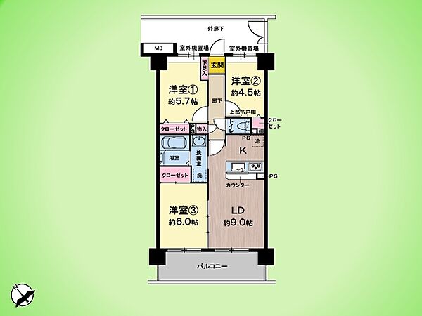 間取り：313004697565