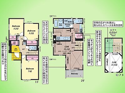 間取り:○間取り図○ 間取り:○間取り図○
