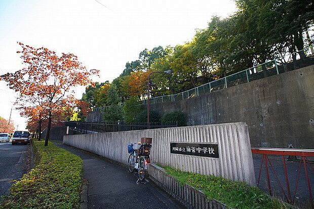 川崎市立南菅中学校 距離約1300m