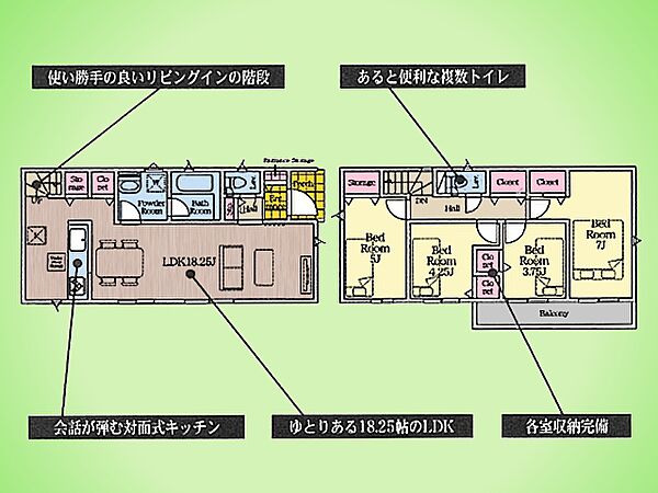 間取りを拡大表示