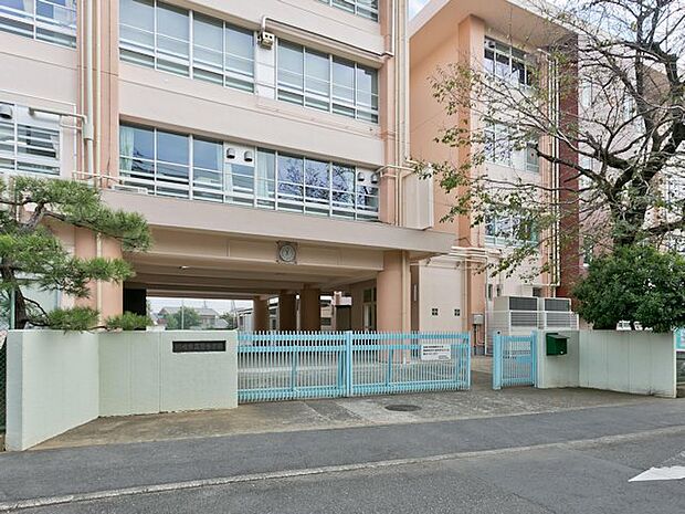 川崎市立菅中学校　距離約800m