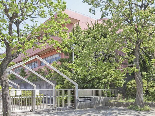 横浜市立荏田南中学校 距離約1000m