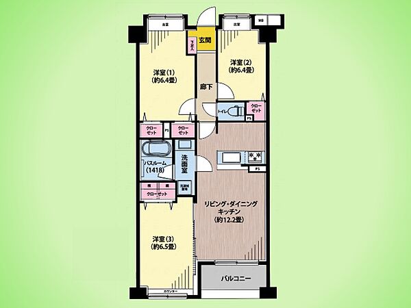 間取りを拡大表示