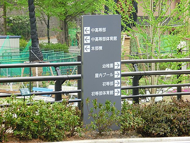 森村学園幼稚園 距離約800m