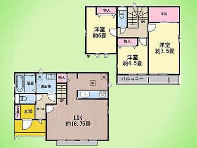 間取り：○間取り図○