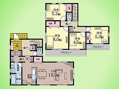間取り:○間取り図○ 間取り:○間取り図○