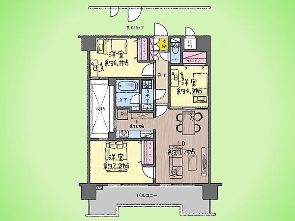 ○間取り図○