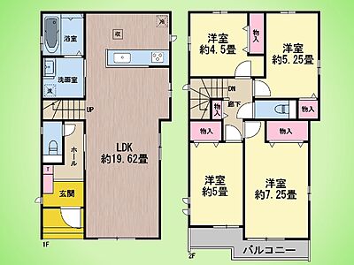 間取り:○間取り図○ 間取り:○間取り図○