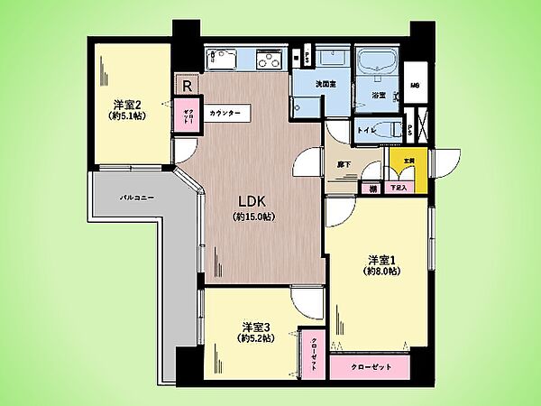 ○間取り図○
