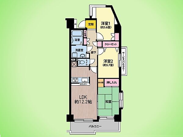 ○間取り図○
