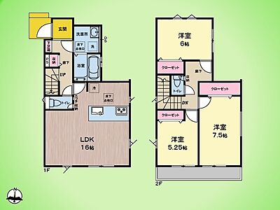 間取り:○間取り図○ 間取り:○間取り図○