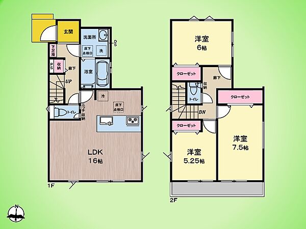 間取りを拡大表示