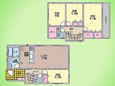間取り:○間取り図○ 間取り:○間取り図○