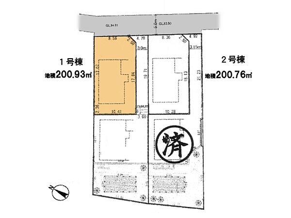 ○区画図○