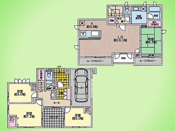 間取りを拡大表示