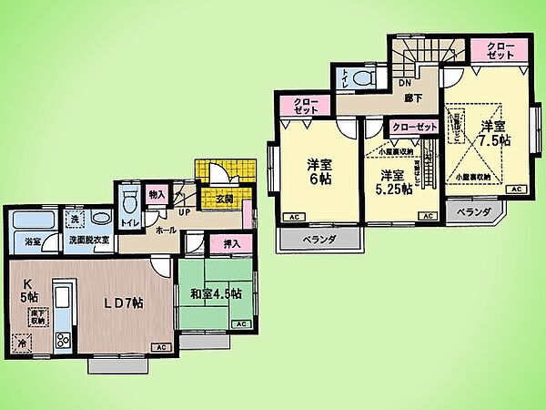 間取りを拡大表示