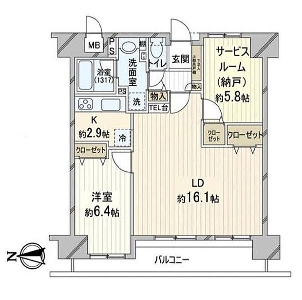 ●明るい陽射しであふれる約16帖のリビング●眺望良好な12階のお部屋