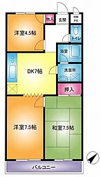 間取図画像 3DK
