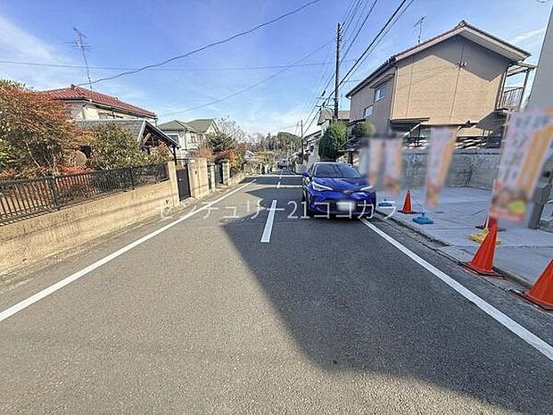 前面道路を含む現地写真