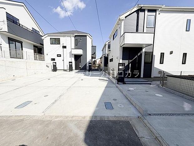 敷地延長部分・カースペース2台分