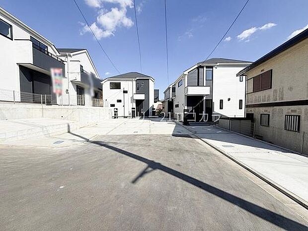 八王子市上柚木新築一戸建て・全5棟　全体写真