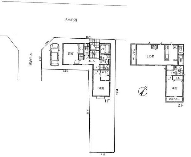 間取り及び区画図