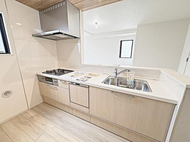 対面キッチン、食洗機付