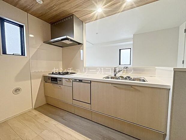 対面キッチン、食洗機付