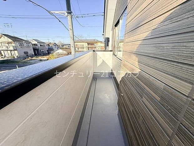 L字型バルコニー