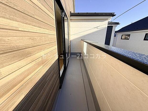 L字型バルコニー