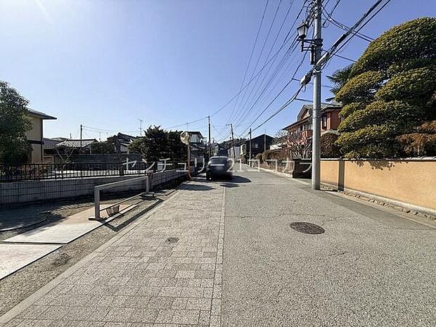 前面道路を含む現地写真