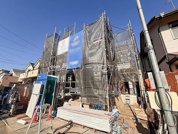 八王子市富士見町の新築一戸建て　2025年11月23日撮影