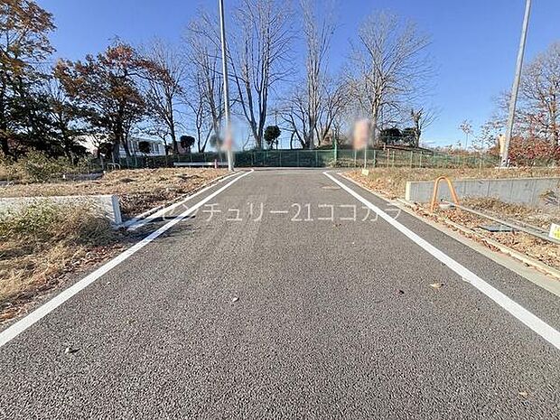 前面道路を含む現地写真