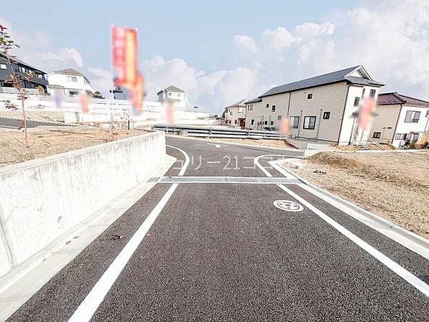 前面道路を含む現地写真