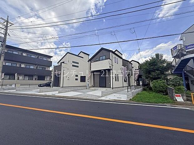 八王子市北野町新築一戸建て・全5棟　全体写真