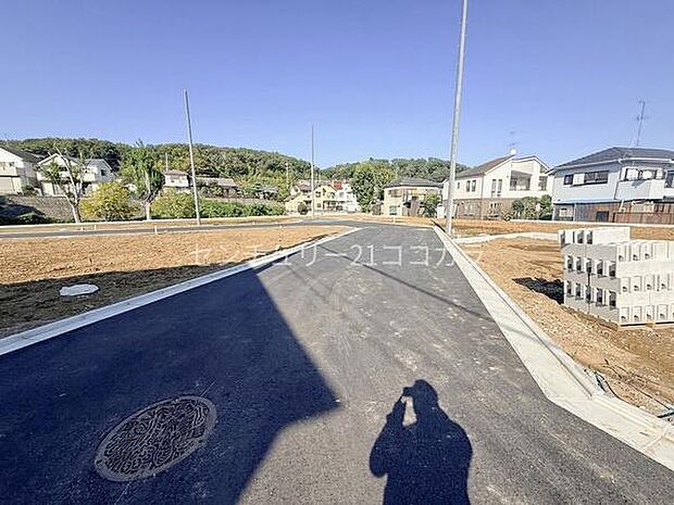 前面道路を含む現地写真　2025年10月30日撮影