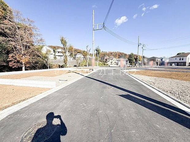 前面道路を含む現地写真