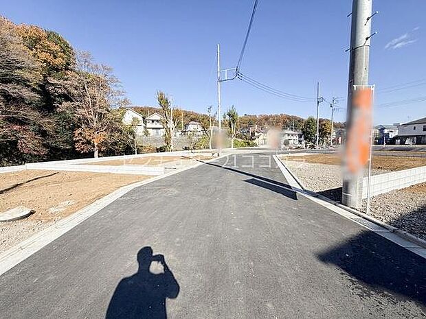 前面道路を含む現地写真