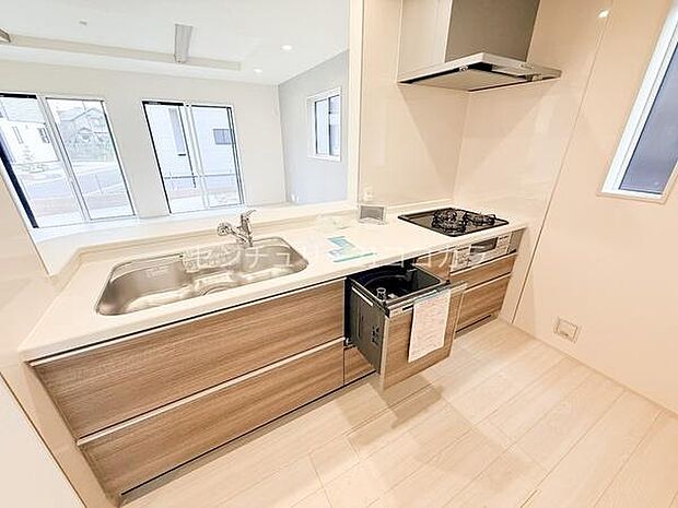 対面キッチン、食洗機付