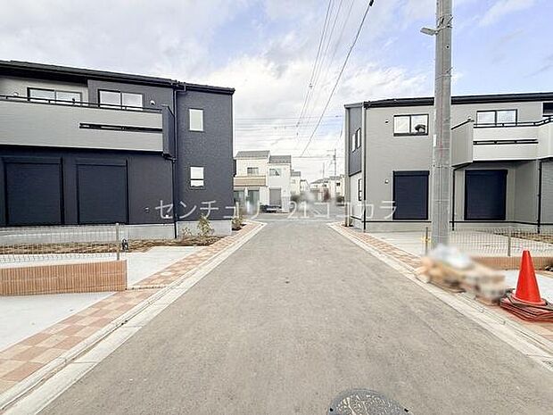 前面道路を含む現地写真